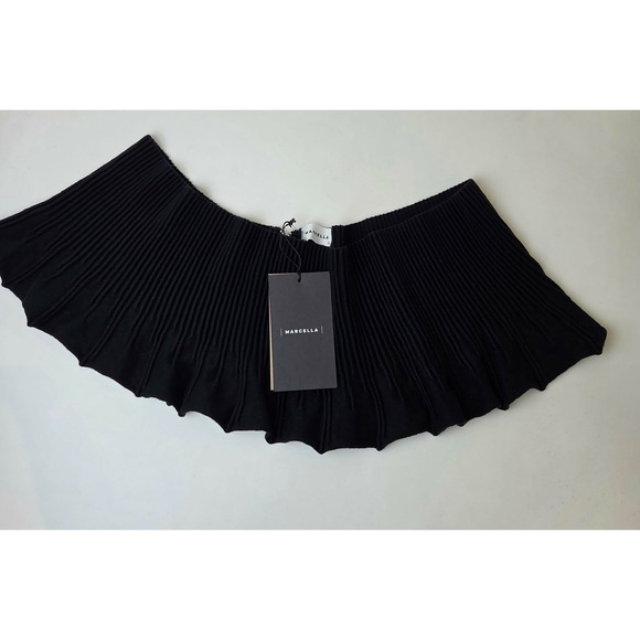 NWT MARCELLA New York Colette Bolero French Organic Cotton Vest Black Size Small - Picture 6 of 14